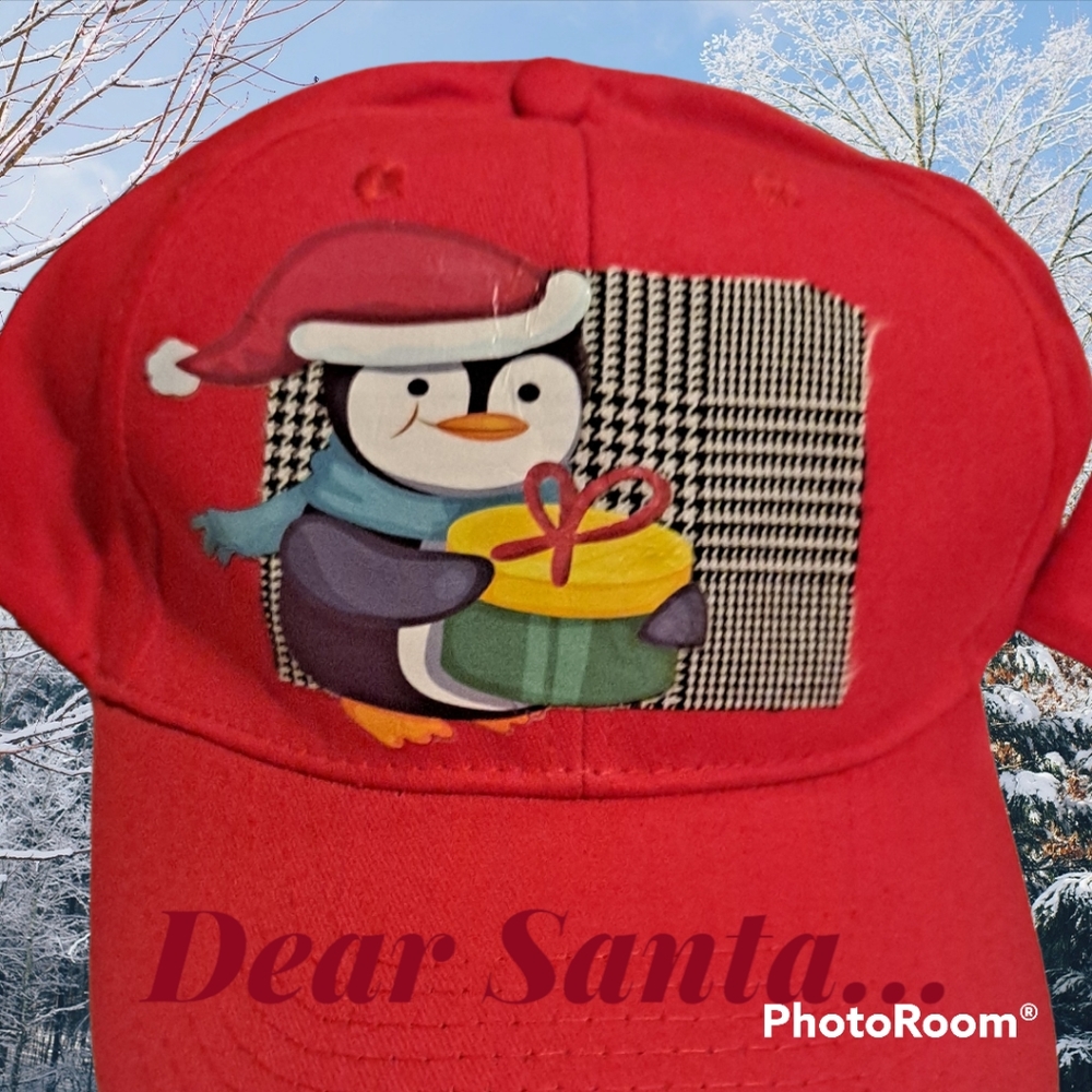 Upcycled Christmas caps set of 8 assorted